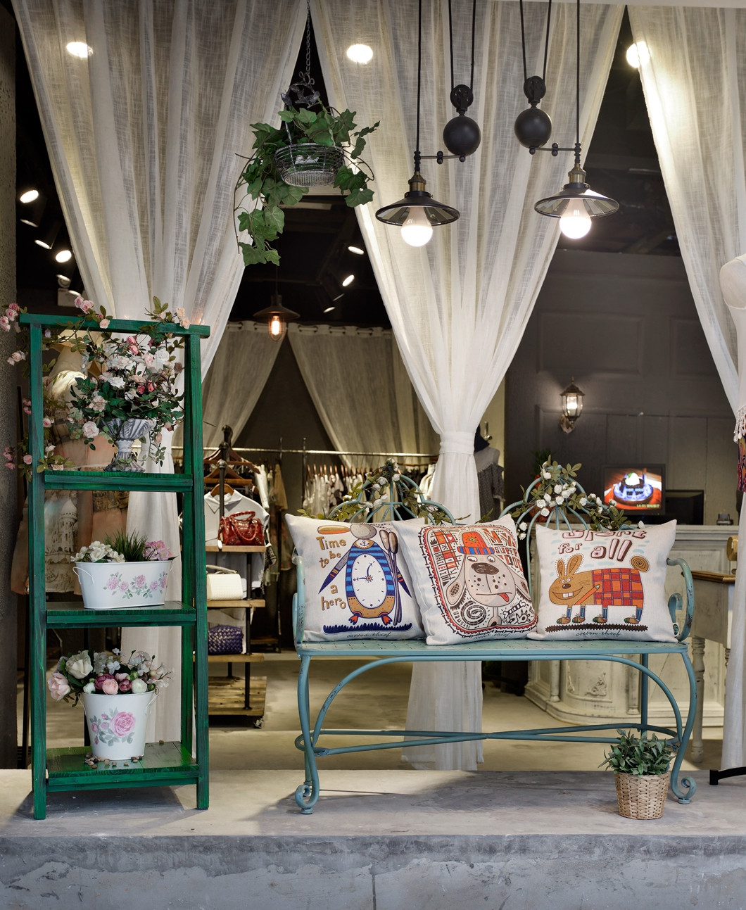 青浦區loft風格女裝店裝修設計-第5張圖片-上海古都建筑設計集團 青浦區loft風格女裝店裝修設計-第5張圖片-上海古都建筑設計集團