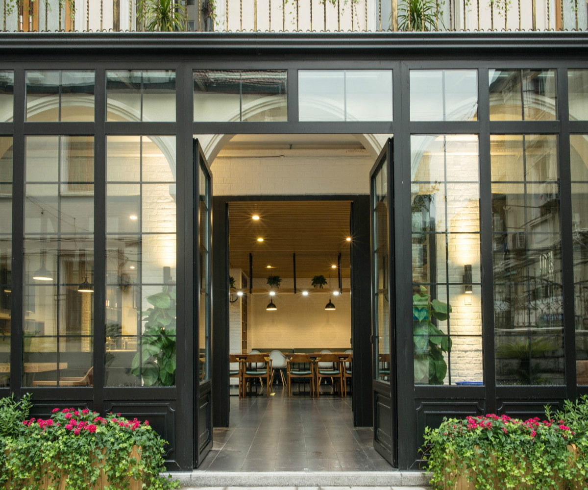 浦東新區120平北歐風格餐廳裝修設計-第3張圖片-上海古都建筑設計集團