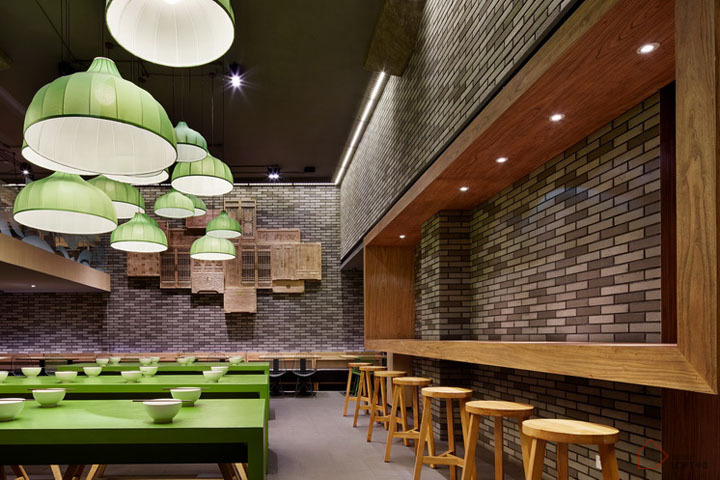 虹口區混搭風格面館裝修設計-第1張圖片-上海古都建筑設計集團