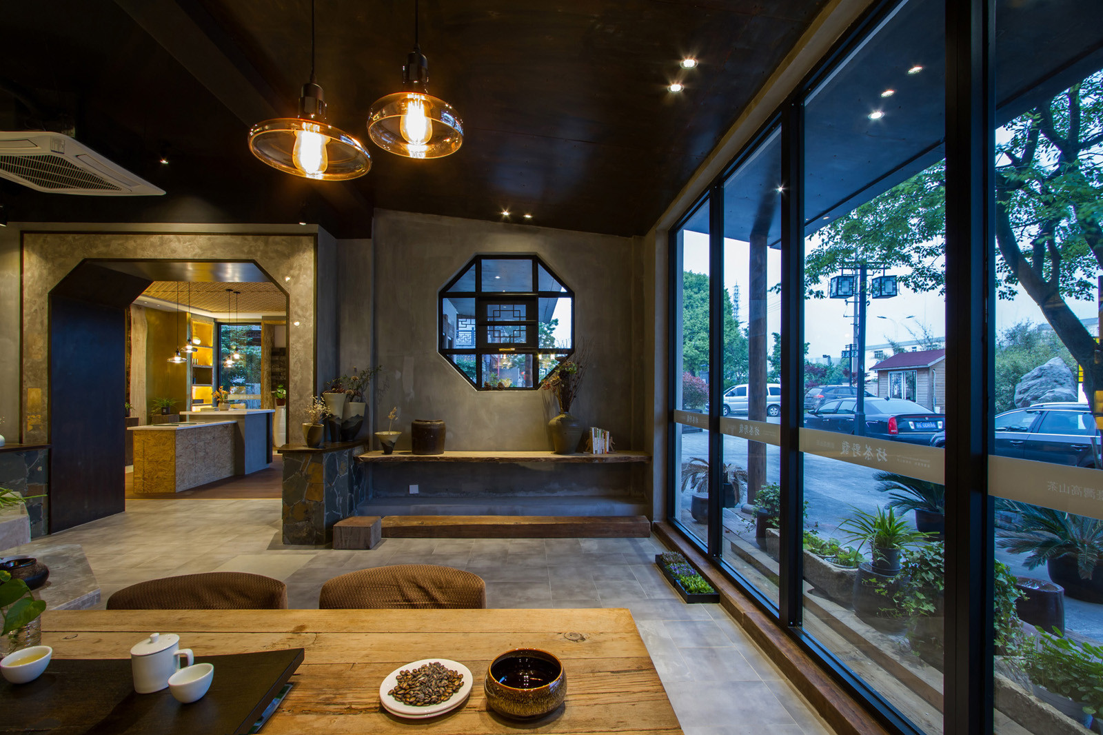 混搭風格茶館裝修設計-第2張圖片-上海古都建筑設計集團