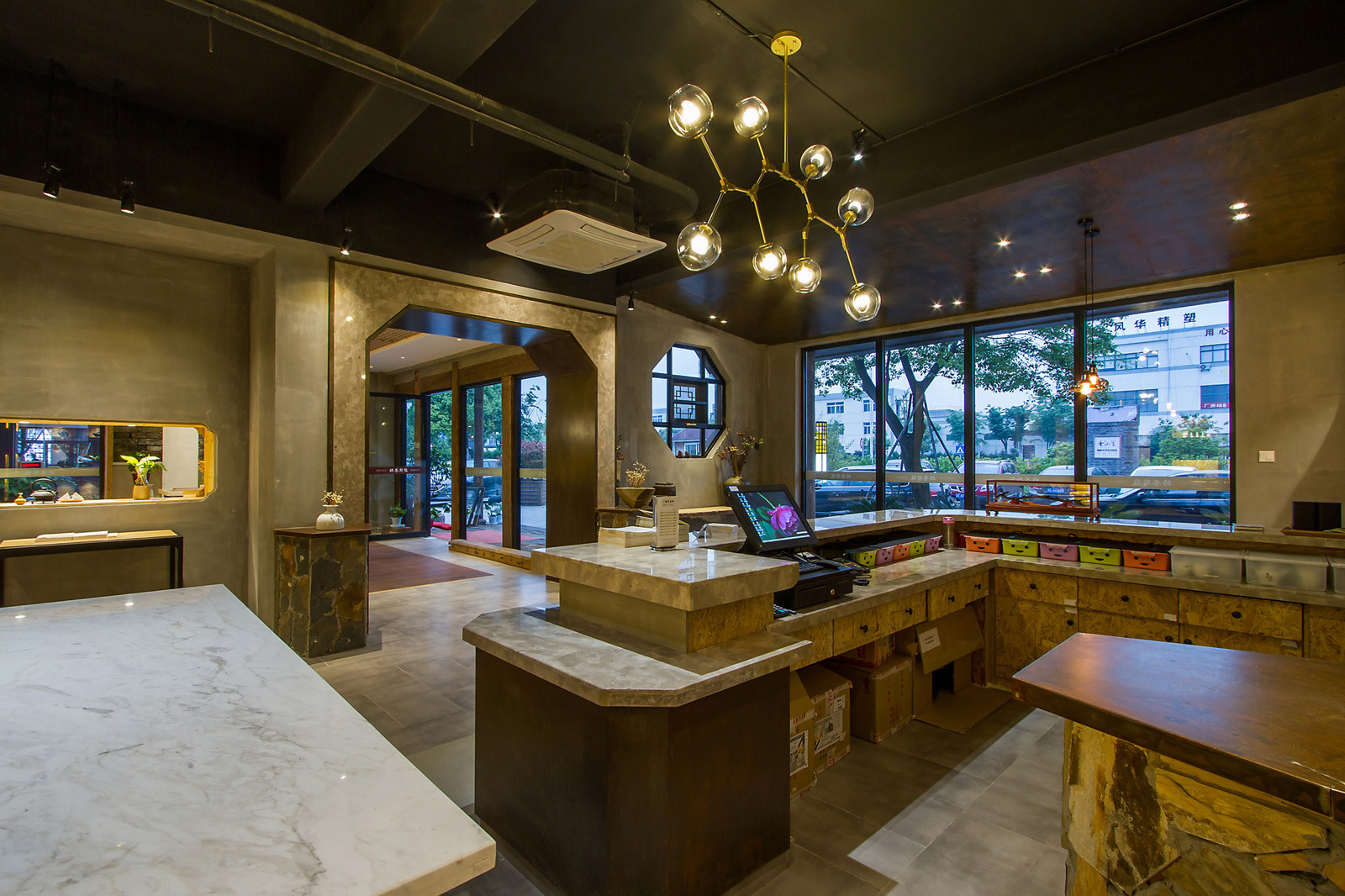 混搭風格茶館裝修設計-第1張圖片-上海古都建筑設計集團