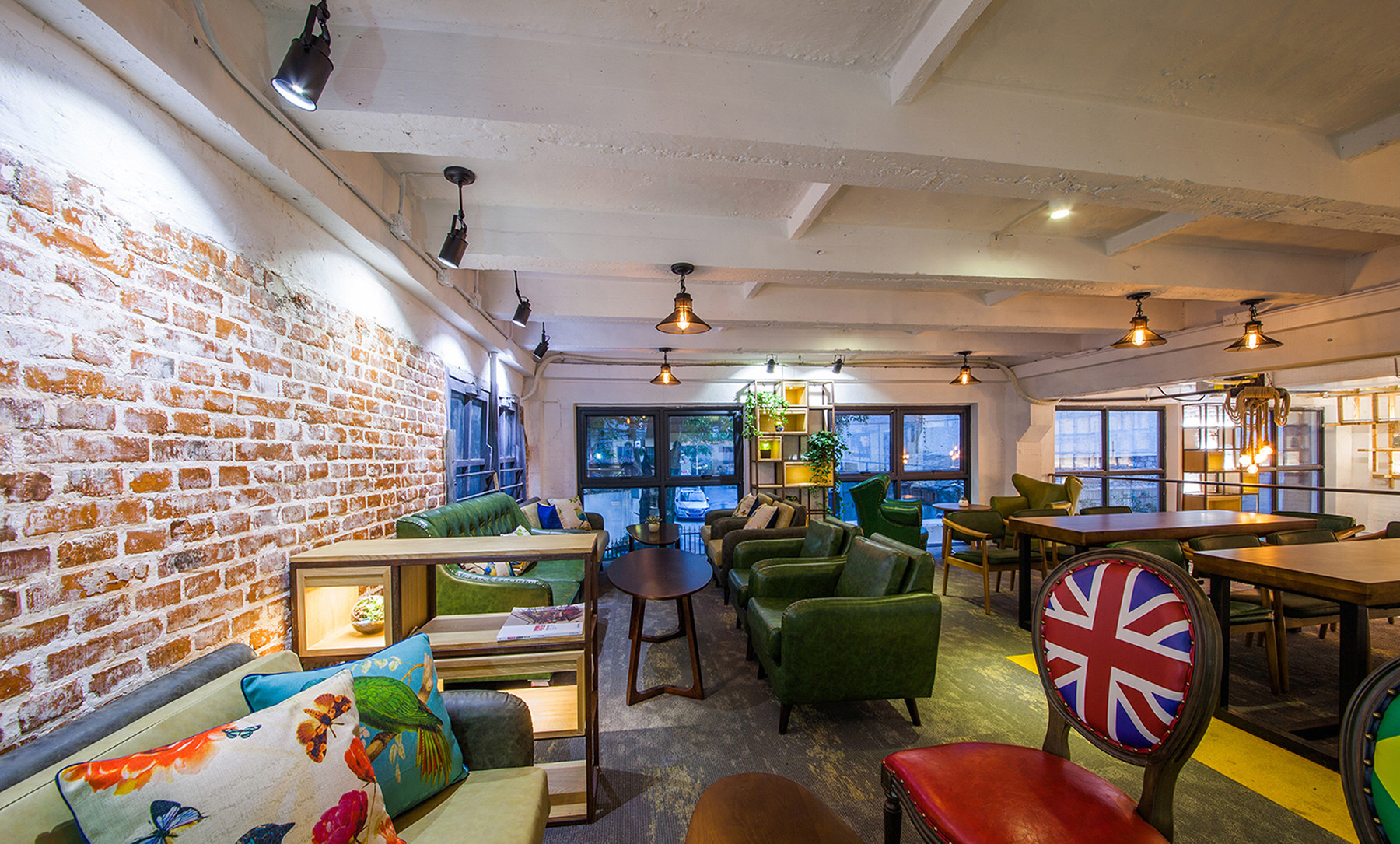 loft風格咖啡廳裝修設計-第1張圖片-上海古都建筑設計集團