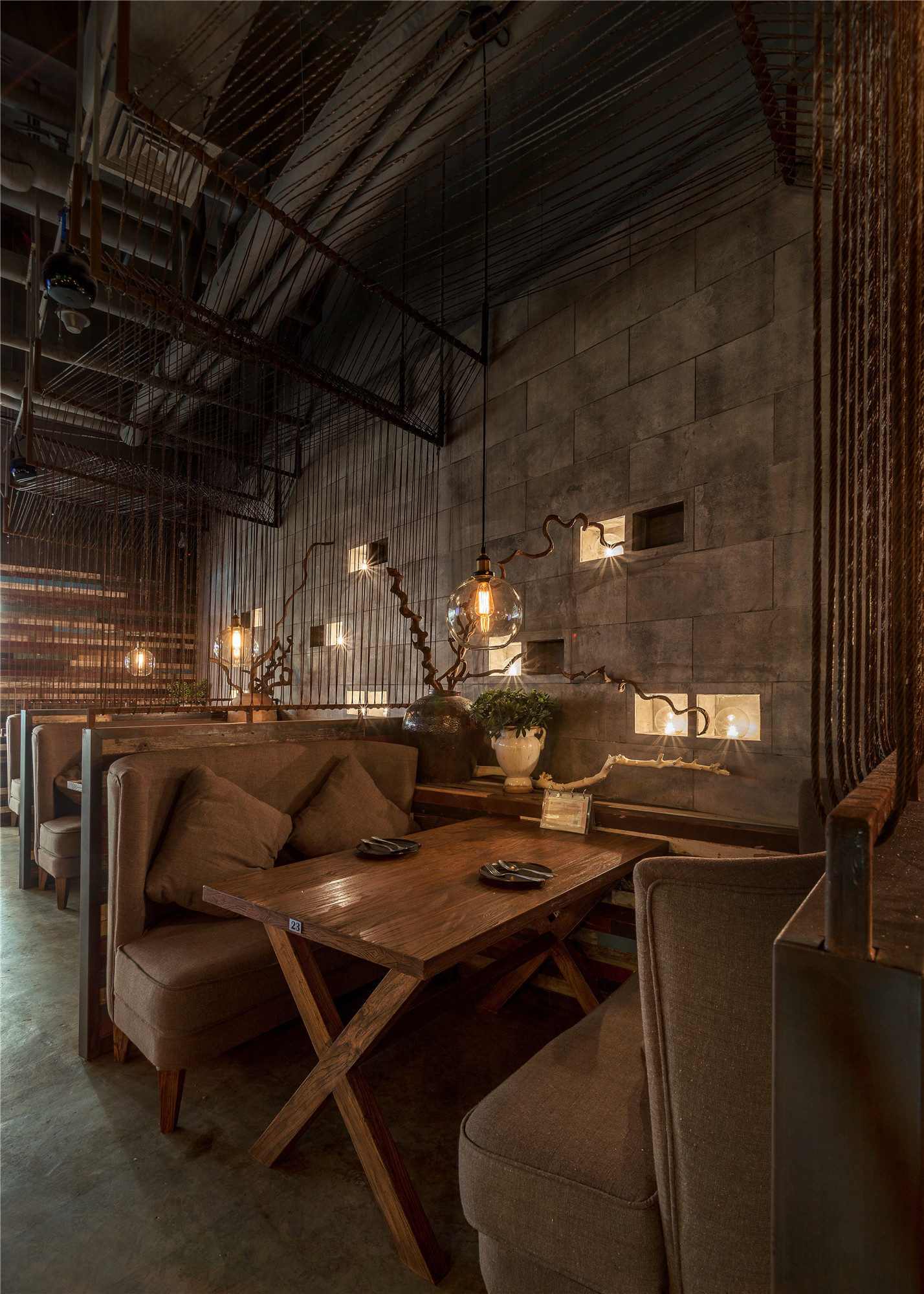 工業風茶餐廳裝修設計-第4張圖片-上海古都建筑設計集團