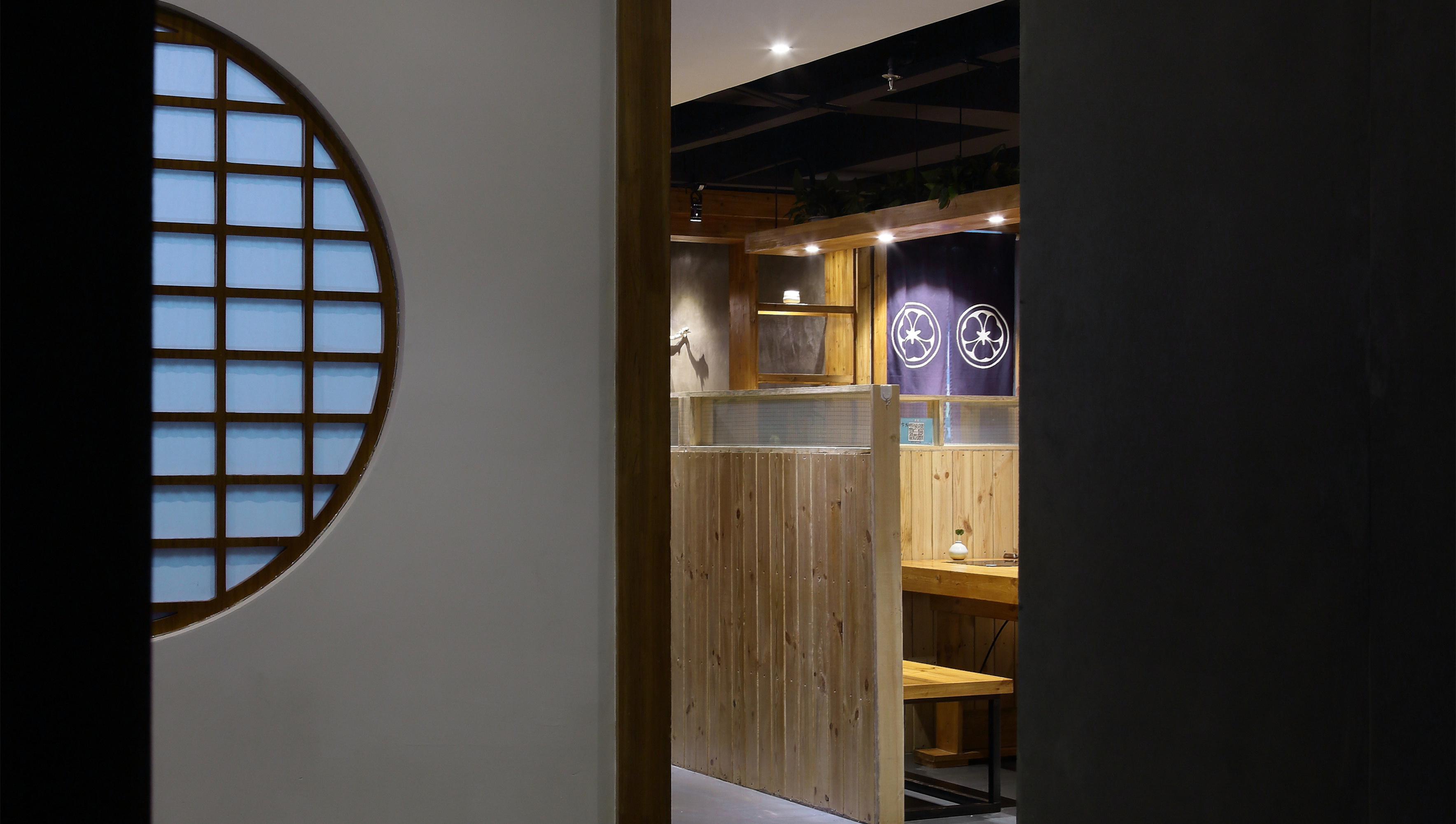 復古日式火鍋廳裝修設計-第1張圖片-上海古都建筑設計集團