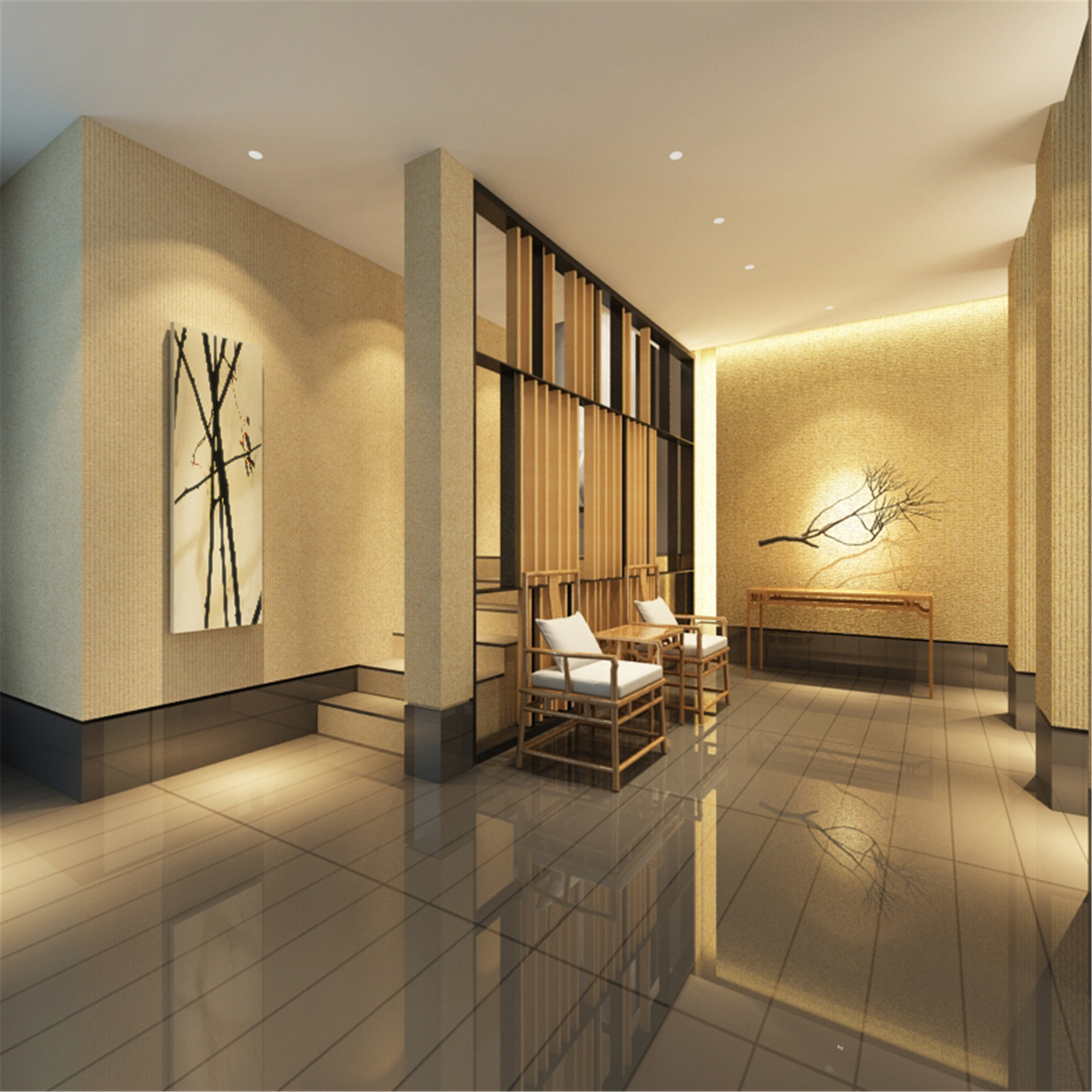 黃浦區復古中式茶館裝修設計-第2張圖片-上海古都建筑設計集團