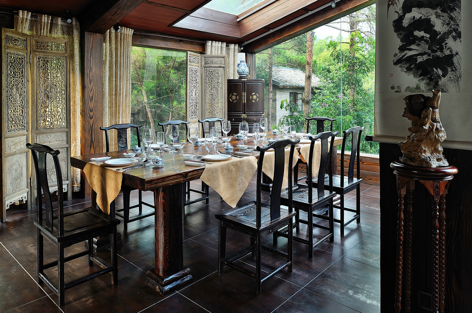 復古中式養生所裝修設計-第2張圖片-上海古都建筑設計集團