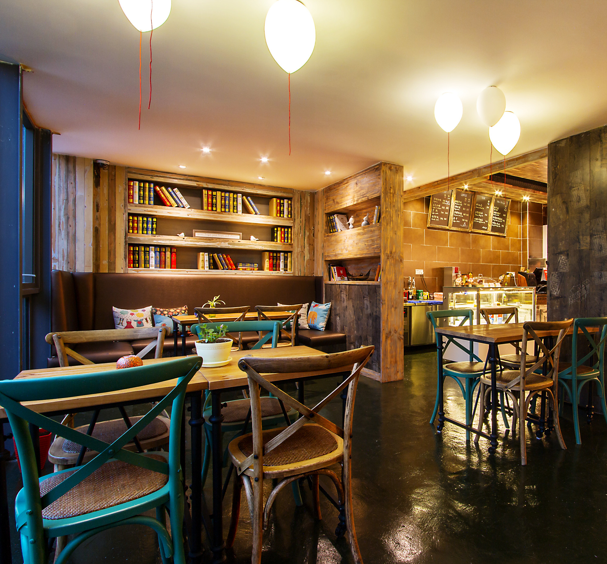 虹口區美式工業風咖啡廳裝修設計-第5張圖片-上海古都建筑設計集團