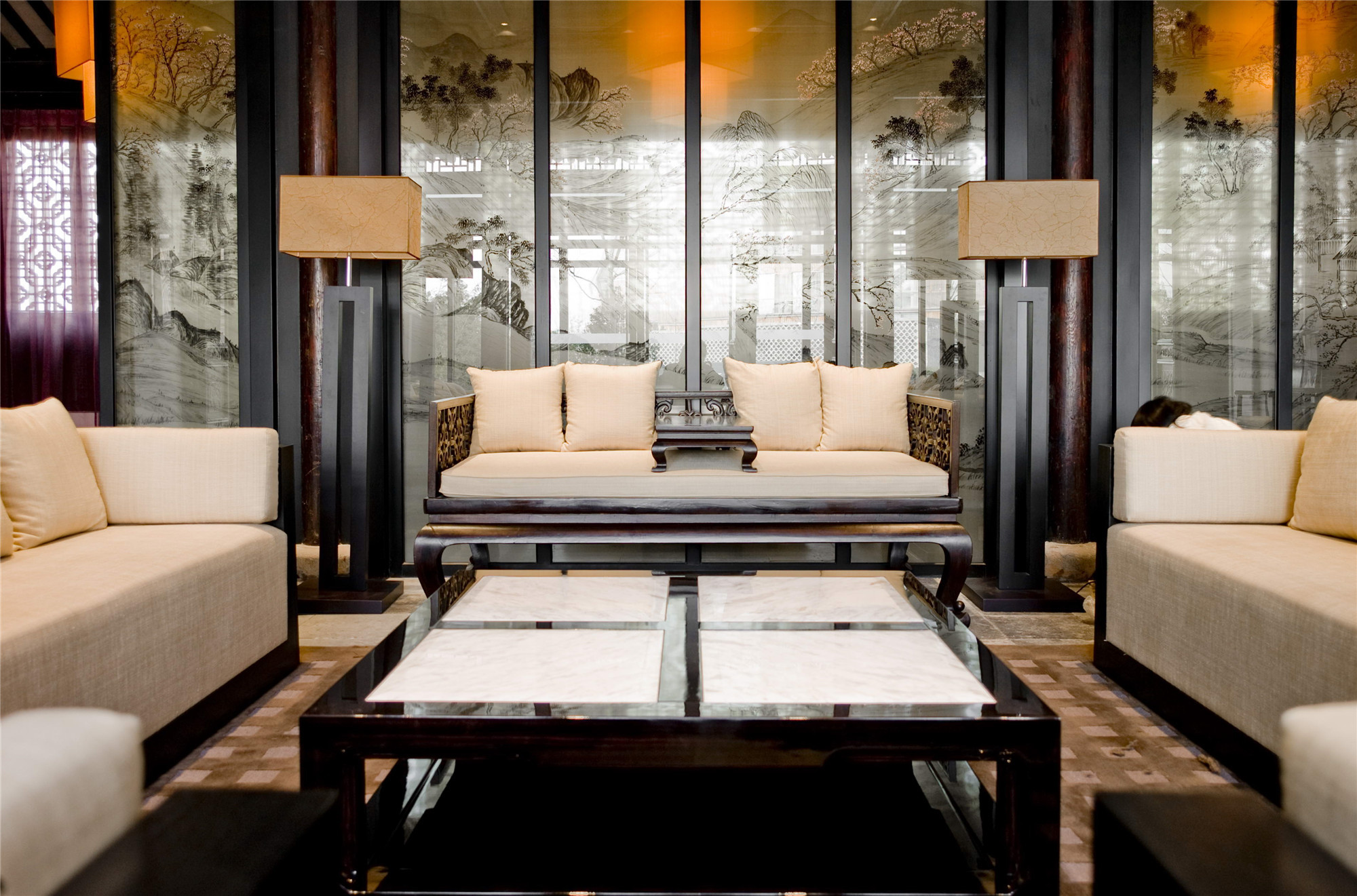 中式復(fù)古茶館裝修設(shè)計-第1張圖片-上海古都建筑設(shè)計集團