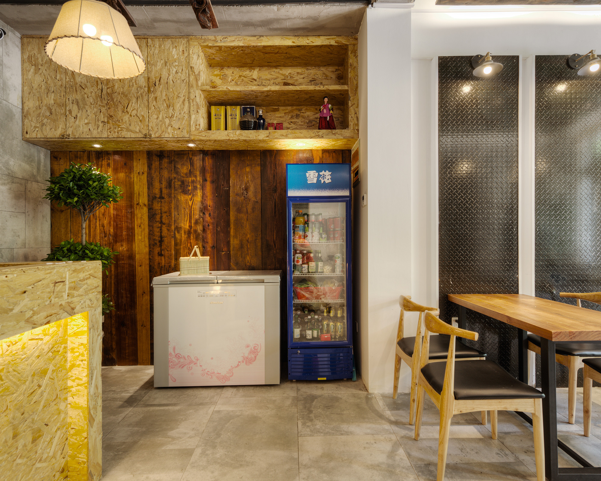 工業風韓式烤肉店裝修設計-第3張圖片-上海古都建筑設計集團