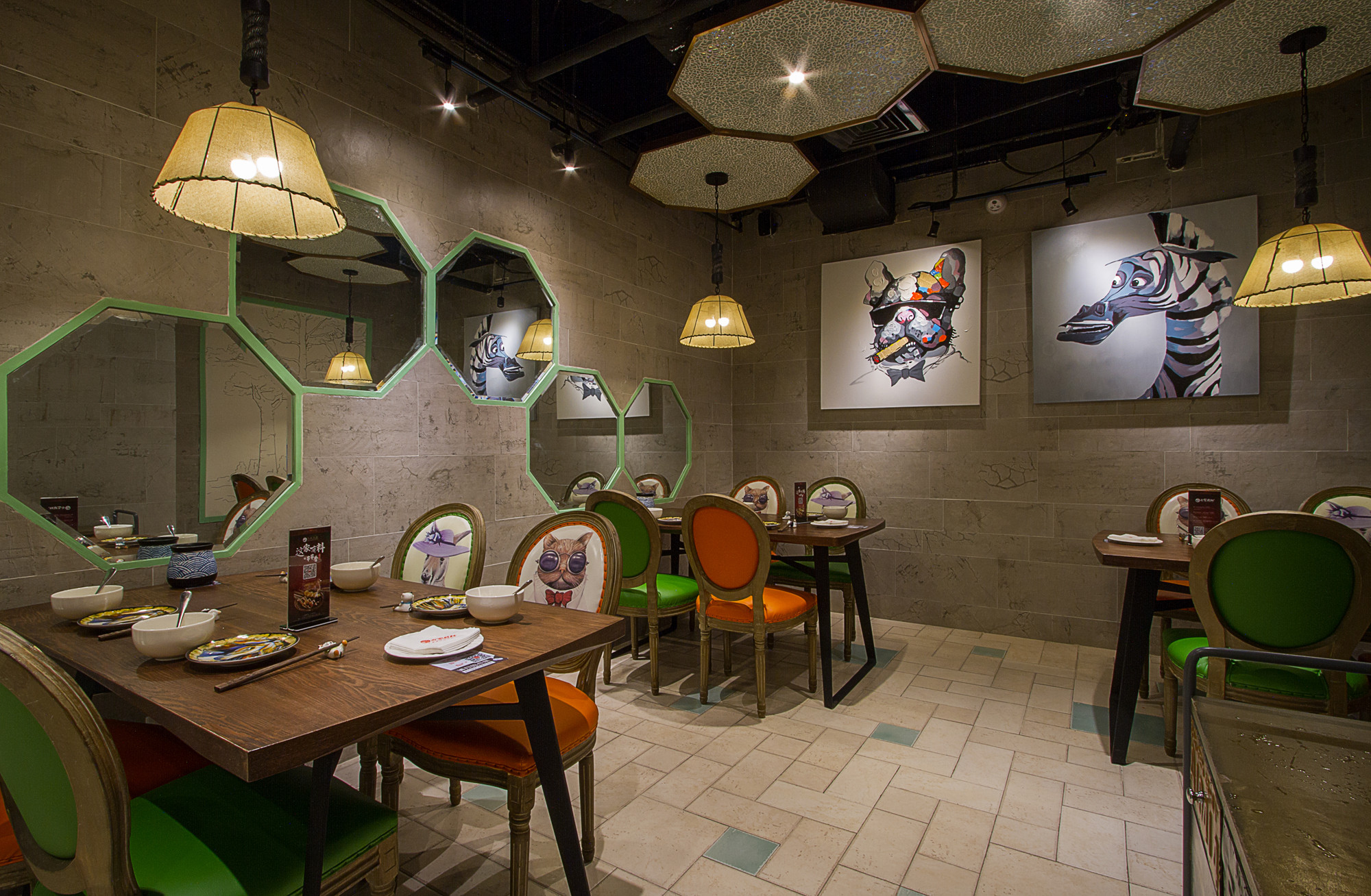 懷舊風格茶餐廳裝修設計-第5張圖片-上海古都建筑設計集團