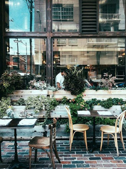 復古北歐風格咖啡廳裝修設計-第2張圖片-上海古都建筑設計集團