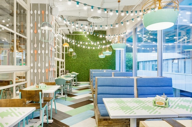 小型清新飲料店裝修設(shè)計-第4張圖片-上海古都建筑設(shè)計集團