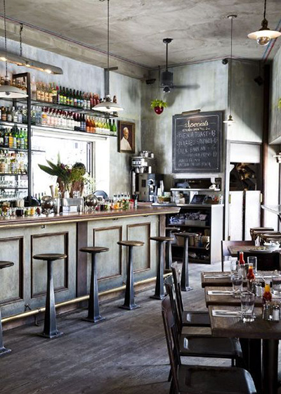 復(fù)古工業(yè)風(fēng)西餐廳裝修設(shè)計-第5張圖片-上海古都建筑設(shè)計集團