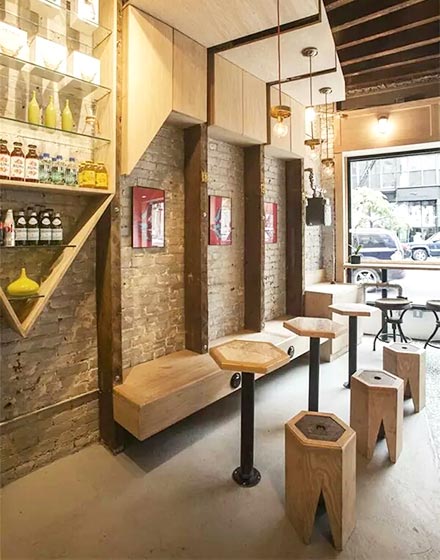 現代簡約咖啡廳裝修設計-第4張圖片-上海古都建筑設計集團