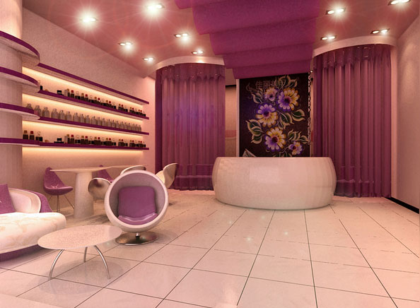 清新簡約美甲店裝修設計-第4張圖片-上海古都建筑設計集團