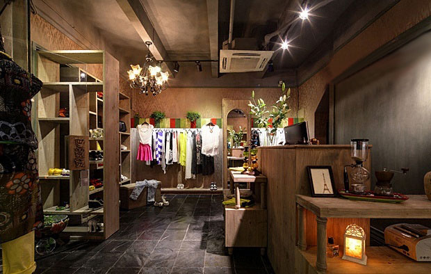 復古服裝店裝修設計效果圖-第3張圖片-上海古都建筑設計集團 復古服裝店裝修設計效果圖-第3張圖片-上海古都建筑設計集團