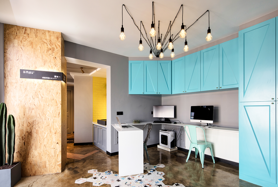 黃浦區復式輕工業風格辦公室裝修設計-第5張圖片-上海古都建筑設計集團 黃浦區復式輕工業風格辦公室裝修設計-第5張圖片-上海古都建筑設計集團