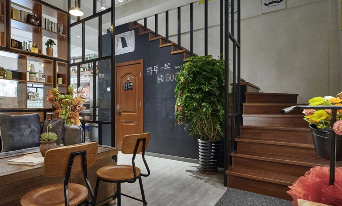 日式清新書店裝修設計效果圖-第3張圖片-上海古都建筑設計集團 日式清新書店裝修設計效果圖-第3張圖片-上海古都建筑設計集團