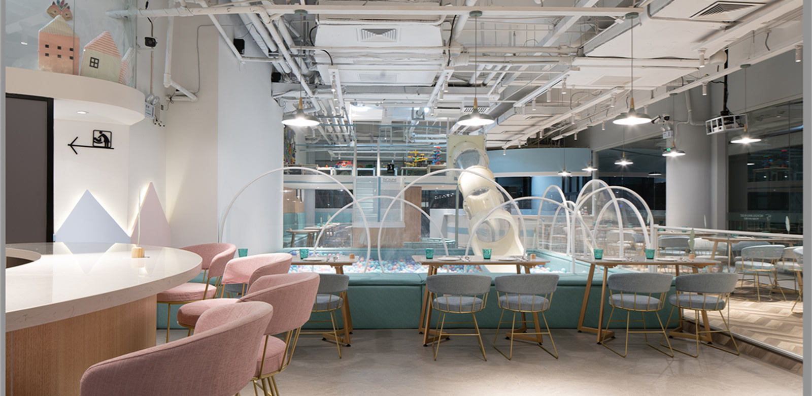 嘉定區(qū)親子主題餐廳裝修設(shè)計-第3張圖片-上海古都建筑設(shè)計集團(tuán)