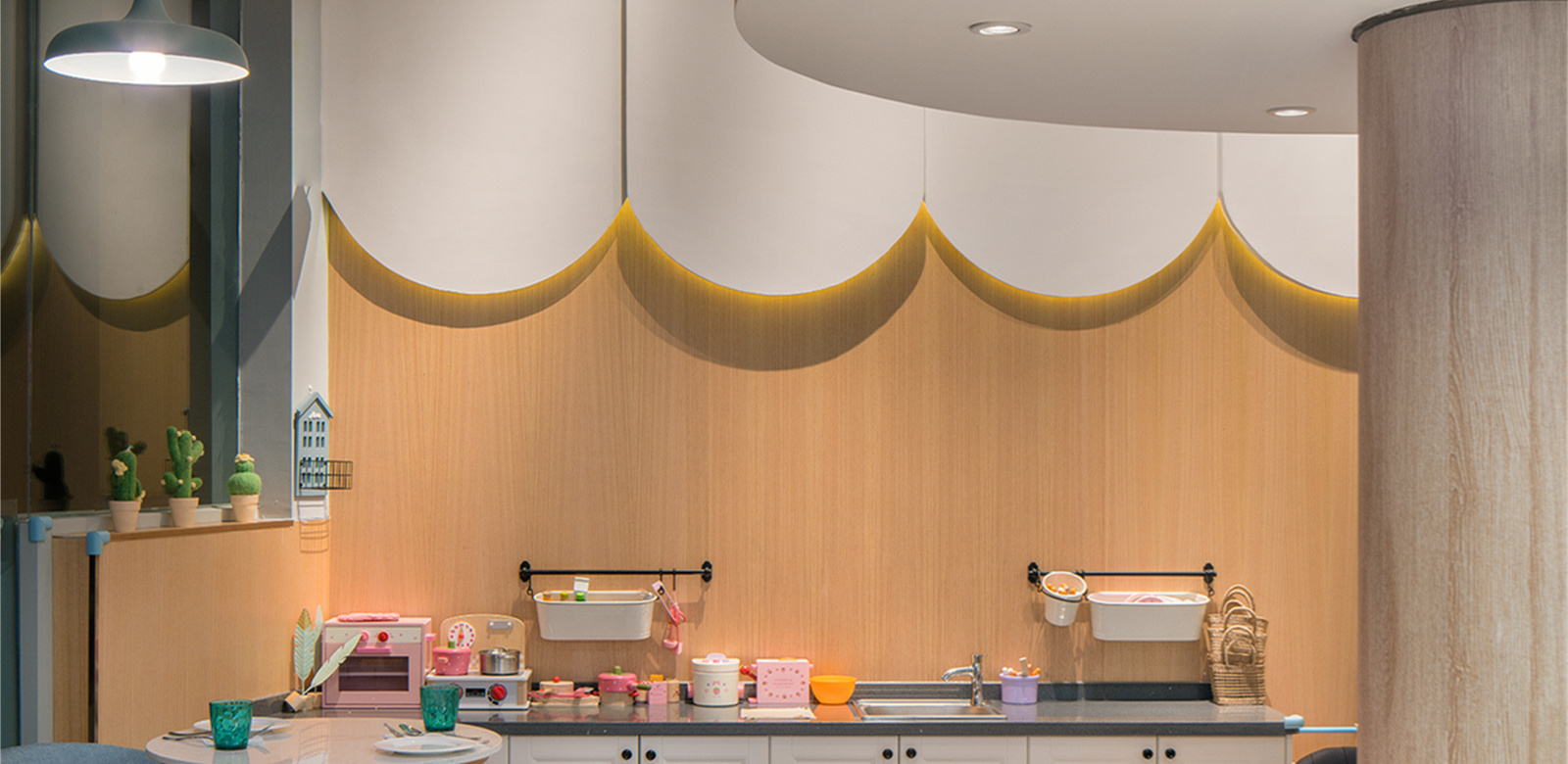 嘉定區(qū)親子主題餐廳裝修設(shè)計-第4張圖片-上海古都建筑設(shè)計集團(tuán)