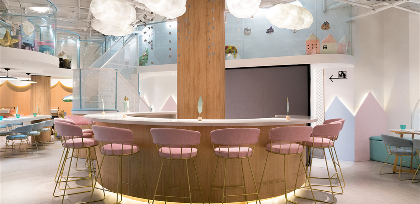 嘉定區(qū)親子主題餐廳裝修設(shè)計-第6張圖片-上海古都建筑設(shè)計集團(tuán)