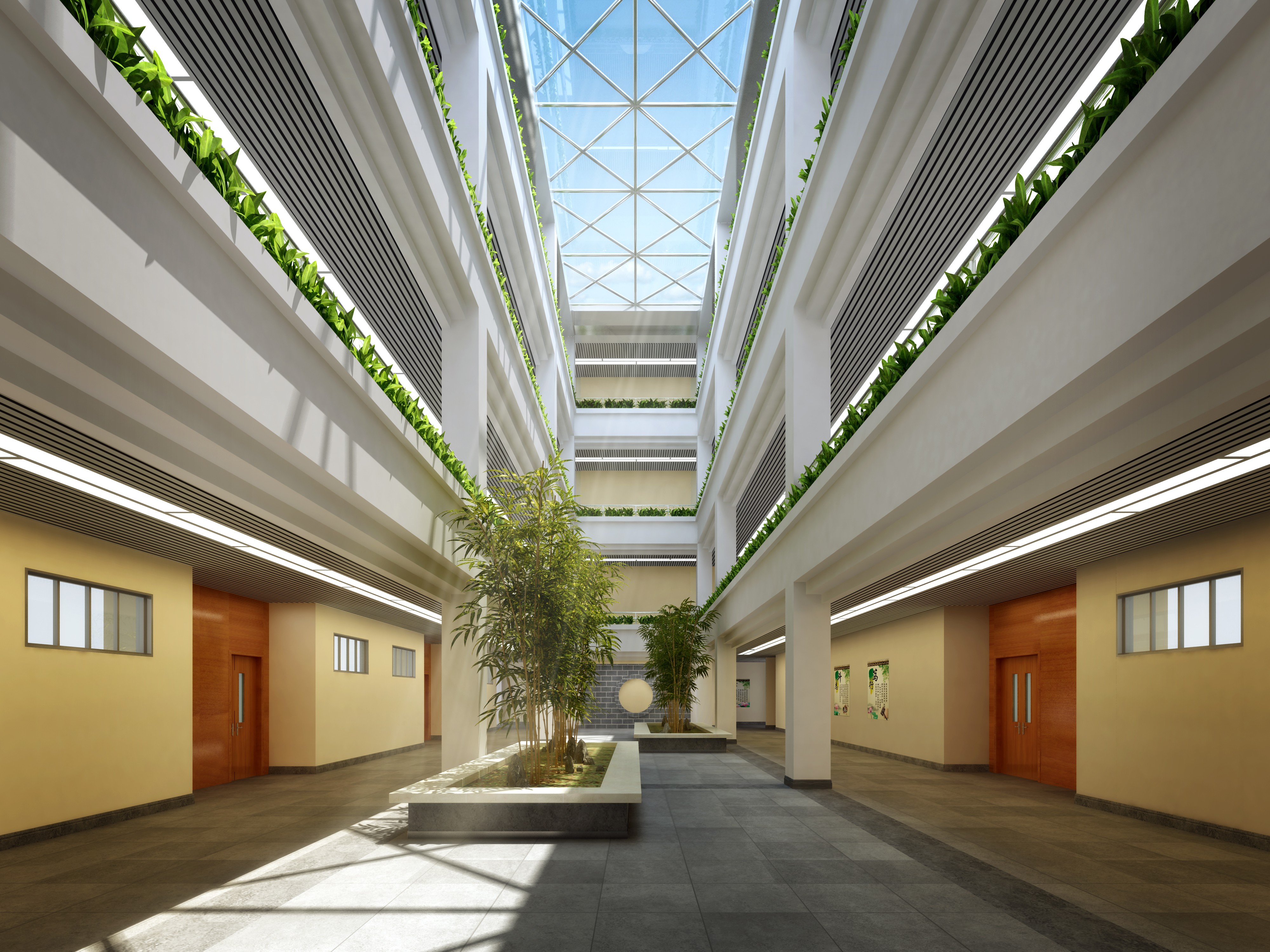 高等校園裝修設計效果圖-第3張圖片-上海古都建筑設計集團 高等校園裝修設計效果圖-第3張圖片-上海古都建筑設計集團