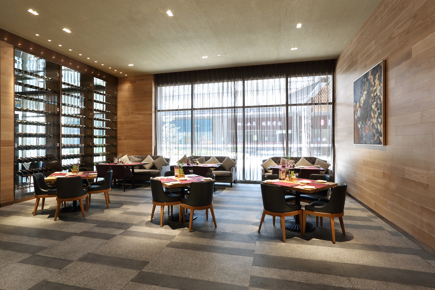 高檔自助餐廳裝修設計-第2張圖片-上海古都建筑設計集團