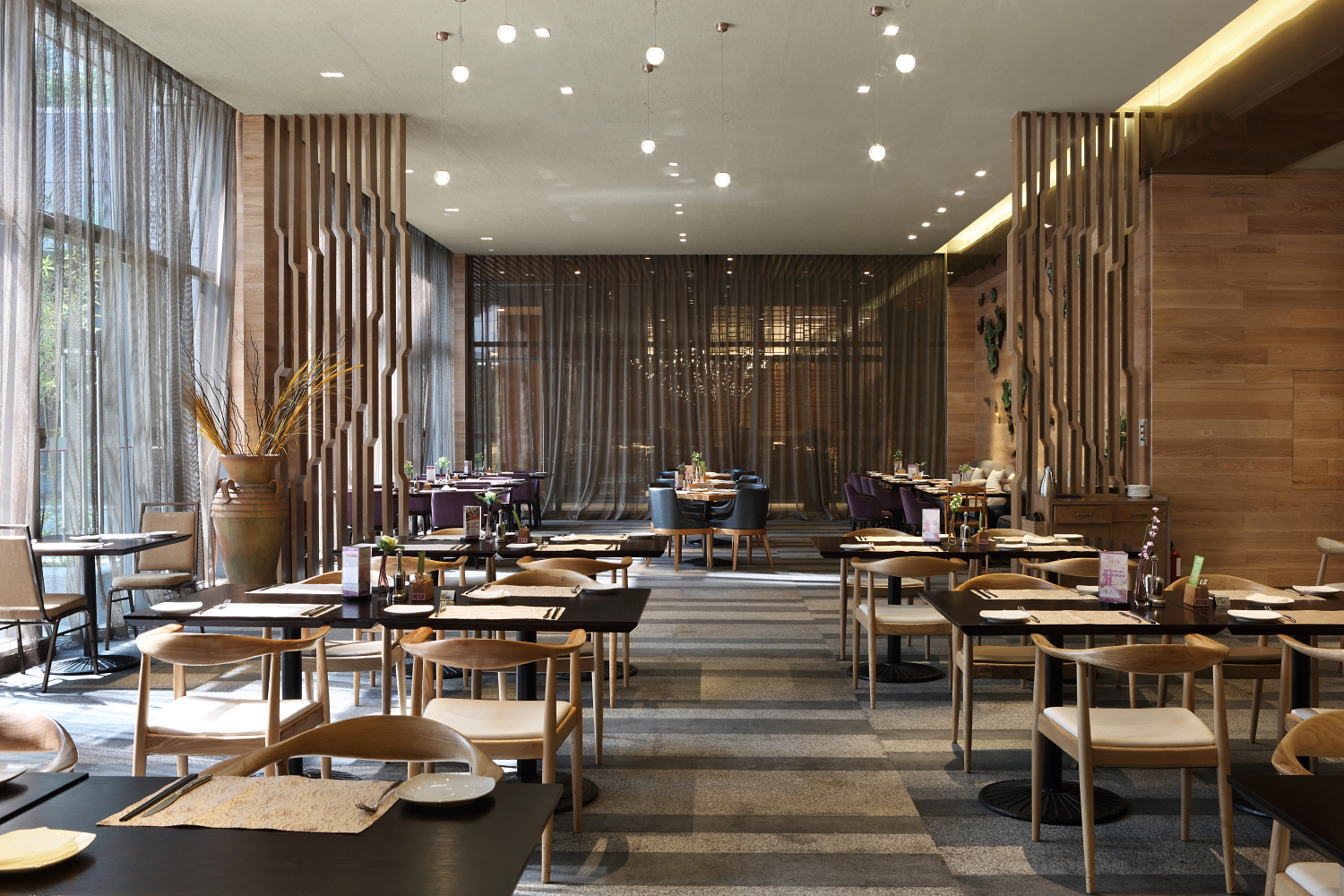 高檔自助餐廳裝修設計-第3張圖片-上海古都建筑設計集團