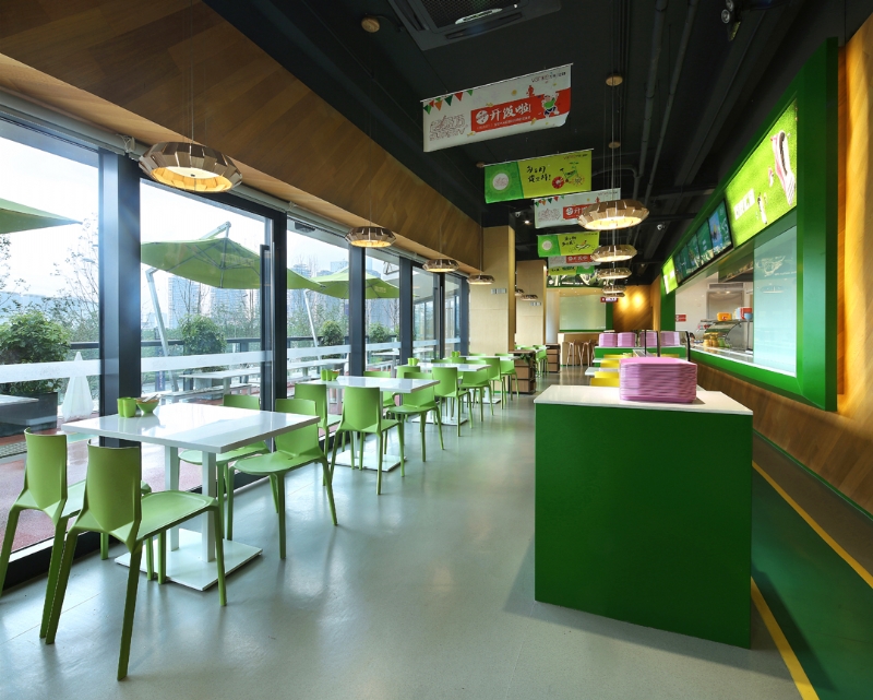 青春大學食堂裝修設計-第2張圖片-上海古都建筑設計集團