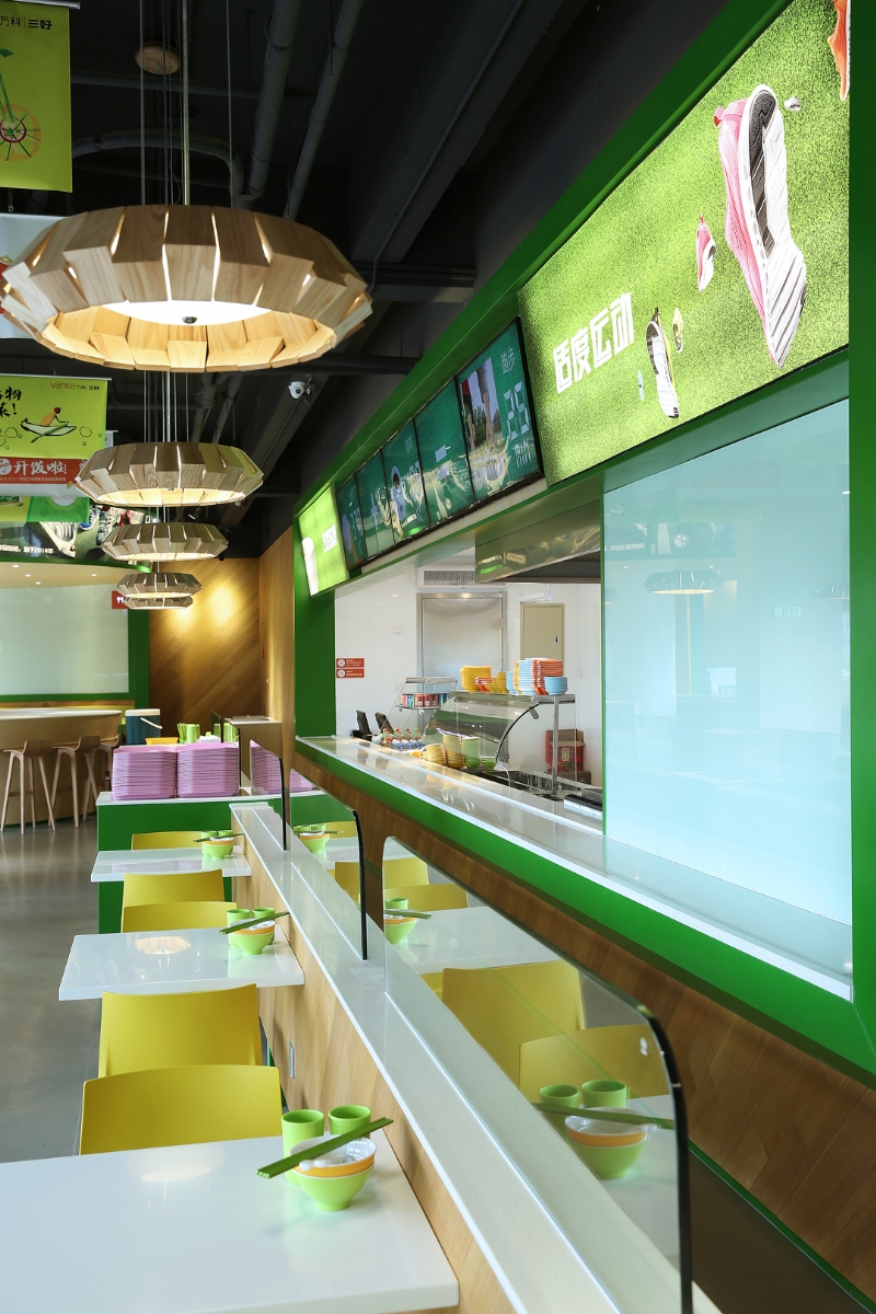 青春大學食堂裝修設計-第5張圖片-上海古都建筑設計集團