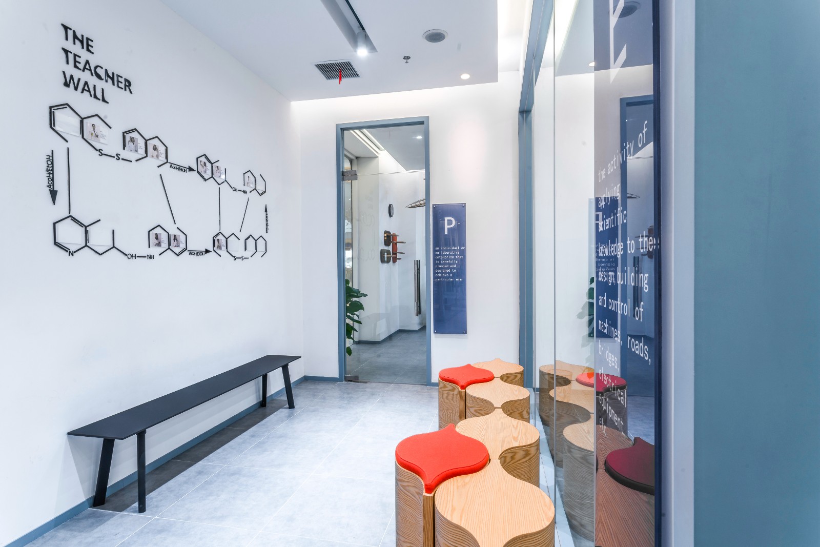 簡約英語教育機構裝修設計-第2張圖片-上海古都建筑設計集團