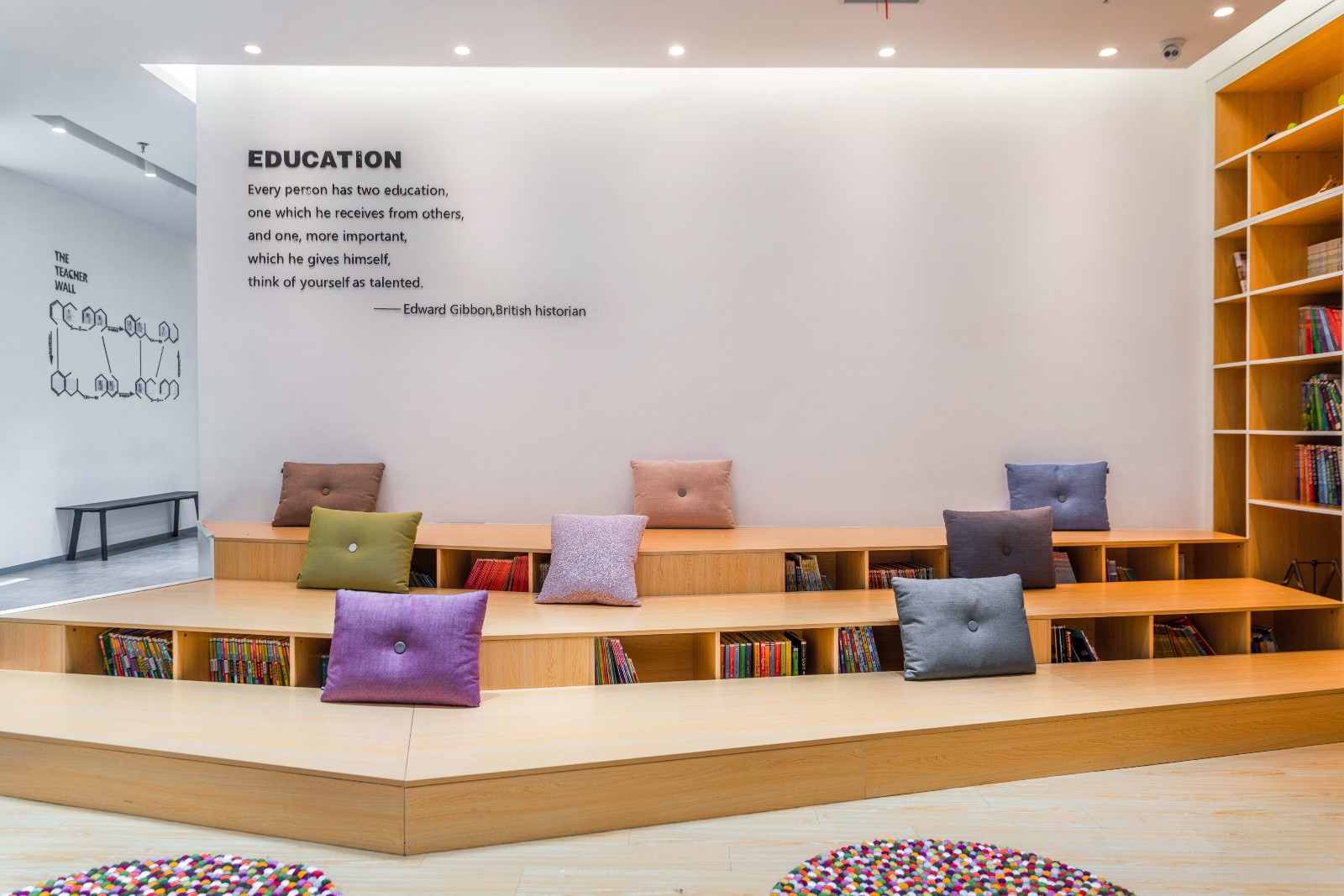 簡約英語教育機構裝修設計-第4張圖片-上海古都建筑設計集團