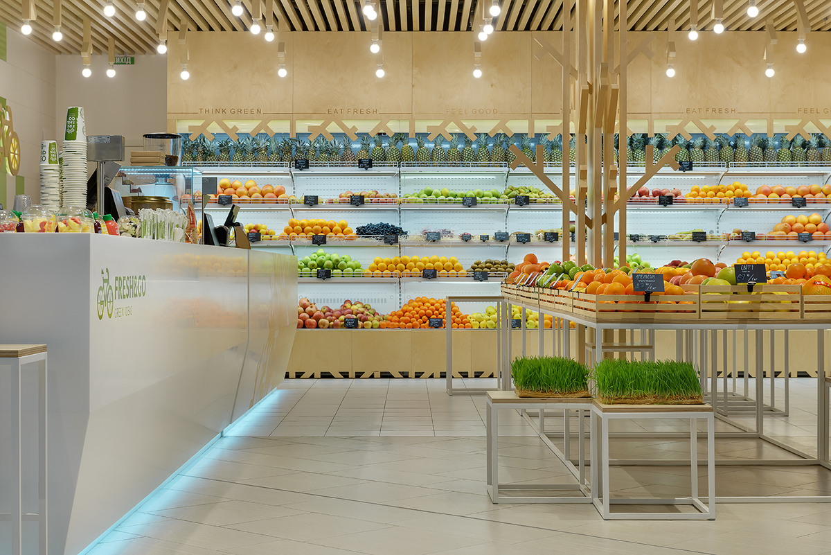 現代簡約水果店裝修設計-第4張圖片-上海古都建筑設計集團