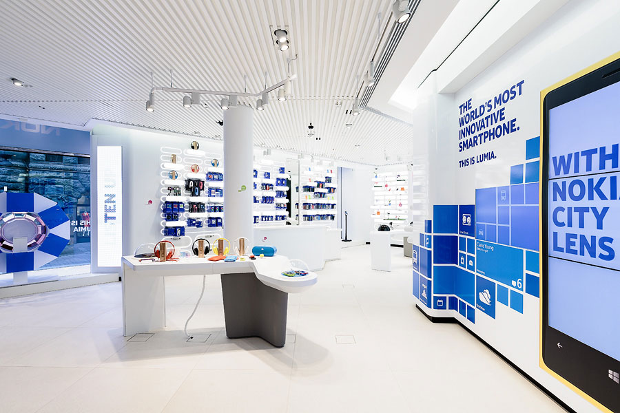 純白簡約風(fēng)手機(jī)店裝修設(shè)計(jì)-第2張圖片-上海古都建筑設(shè)計(jì)集團(tuán)