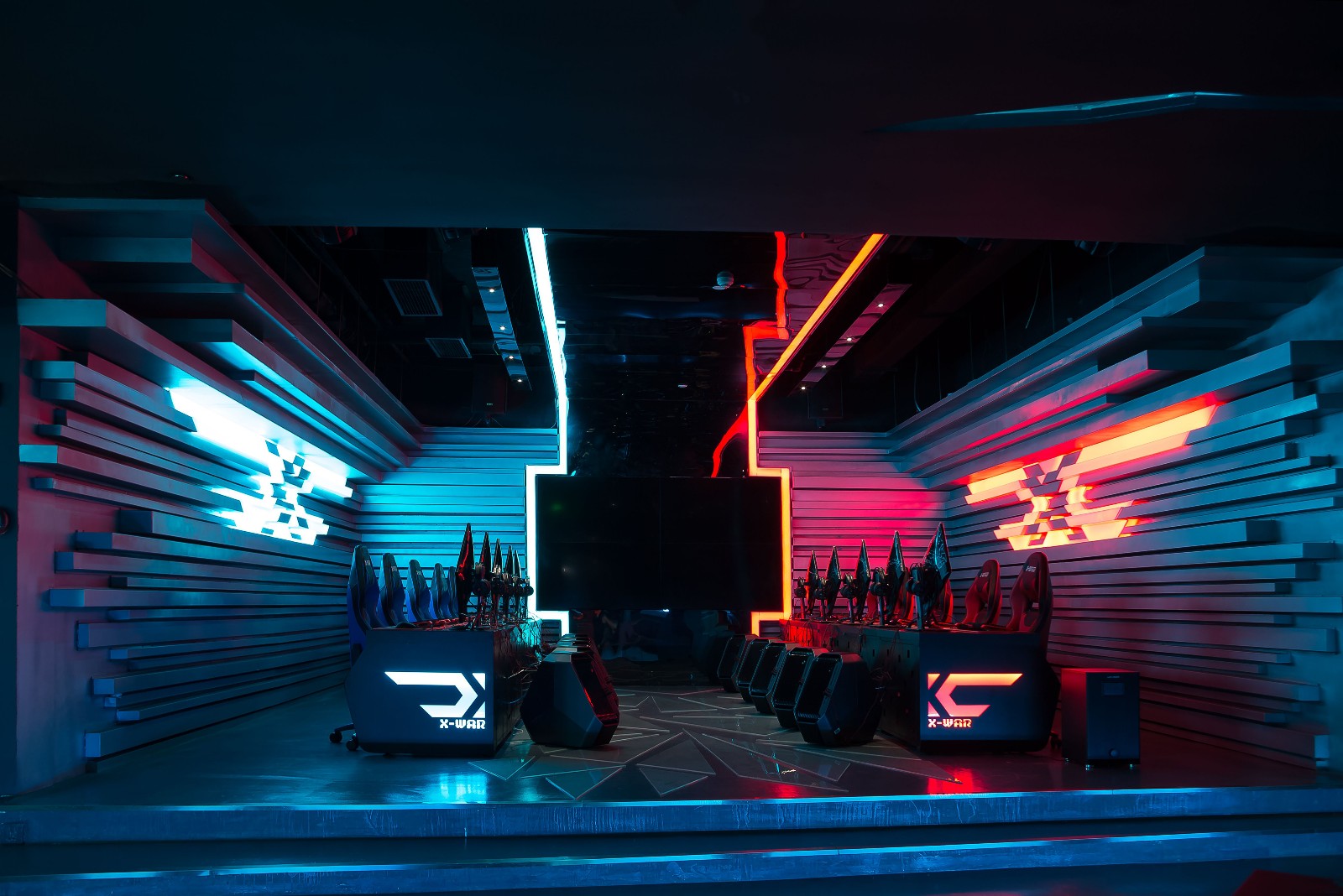 普陀區現代科技風格網吧裝修設計-第3張圖片-上海古都建筑設計集團 普陀區現代科技風格網吧裝修設計-第3張圖片-上海古都建筑設計集團