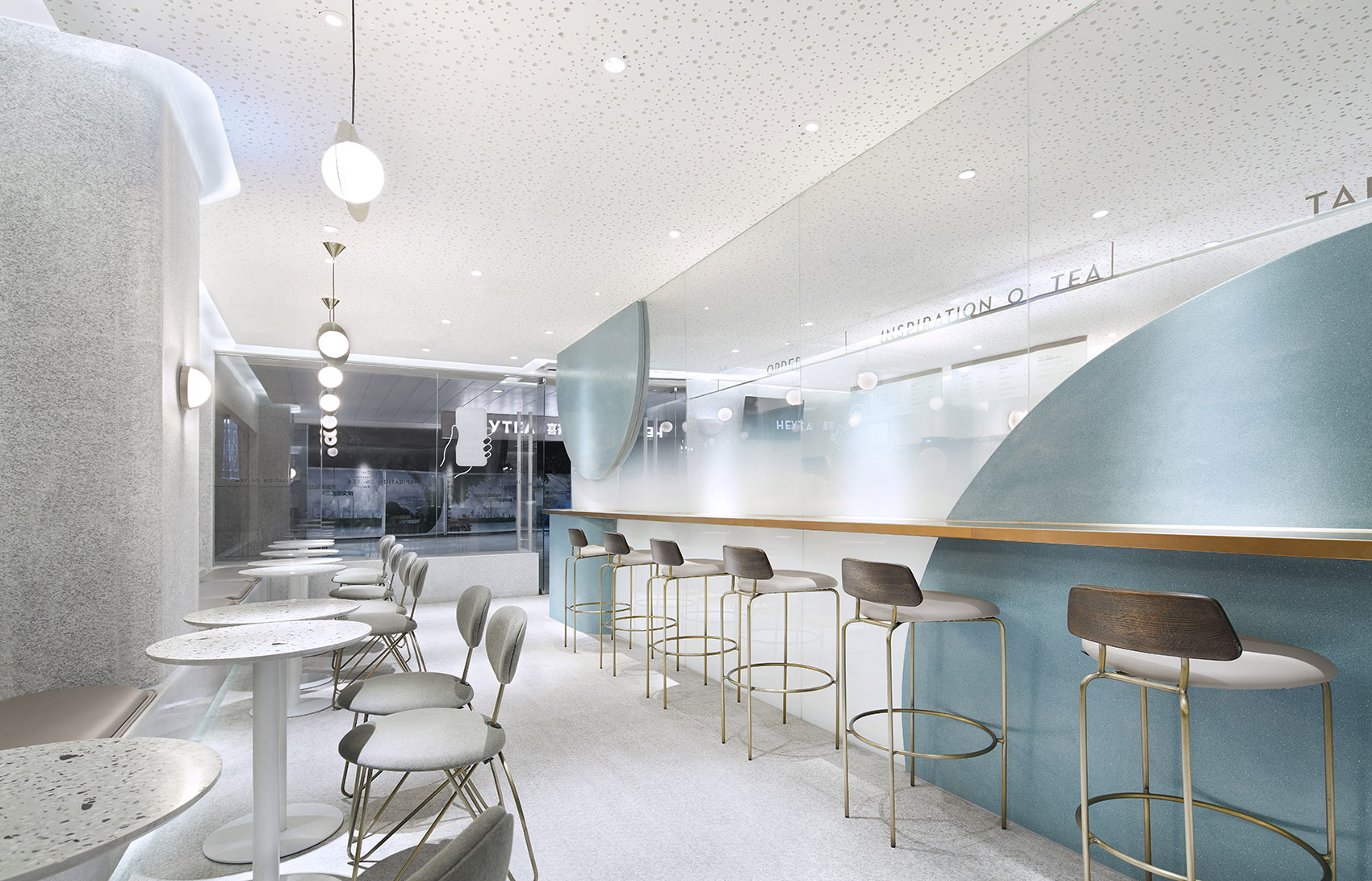 簡約風格奶茶店裝修設(shè)計-第2張圖片-上海古都建筑設(shè)計集團