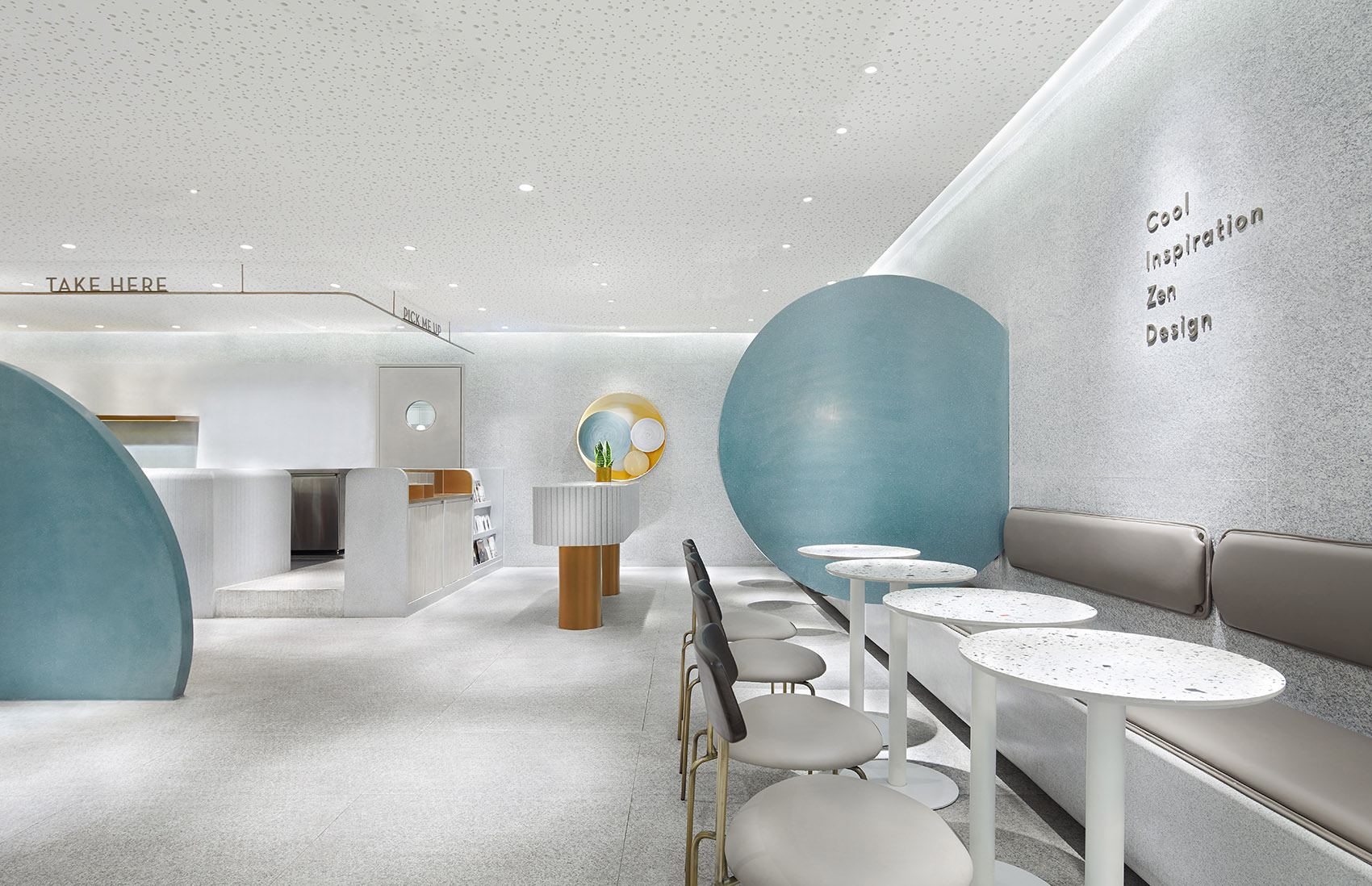 簡約風格奶茶店裝修設(shè)計-第5張圖片-上海古都建筑設(shè)計集團