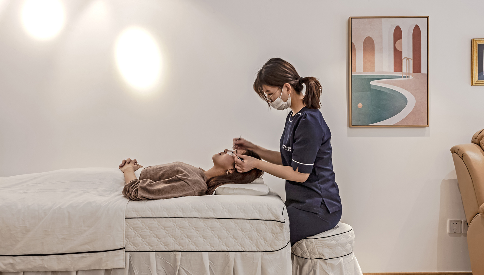 日式簡約美容院裝修設計-第5張圖片-上海古都建筑設計集團