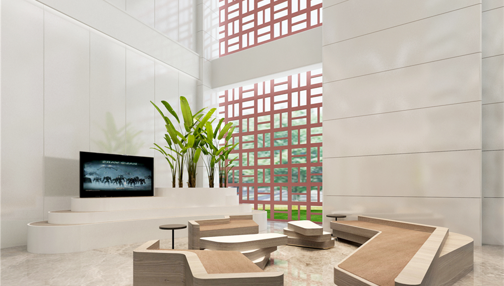 現代科技圖書館裝修設計-第4張圖片-上海古都建筑設計集團 現代科技圖書館裝修設計-第4張圖片-上海古都建筑設計集團