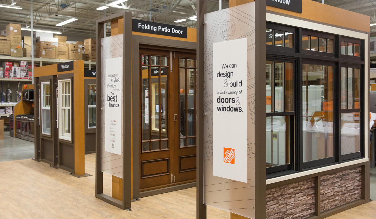 現代門窗專賣店裝修設計-第4張圖片-上海古都建筑設計集團