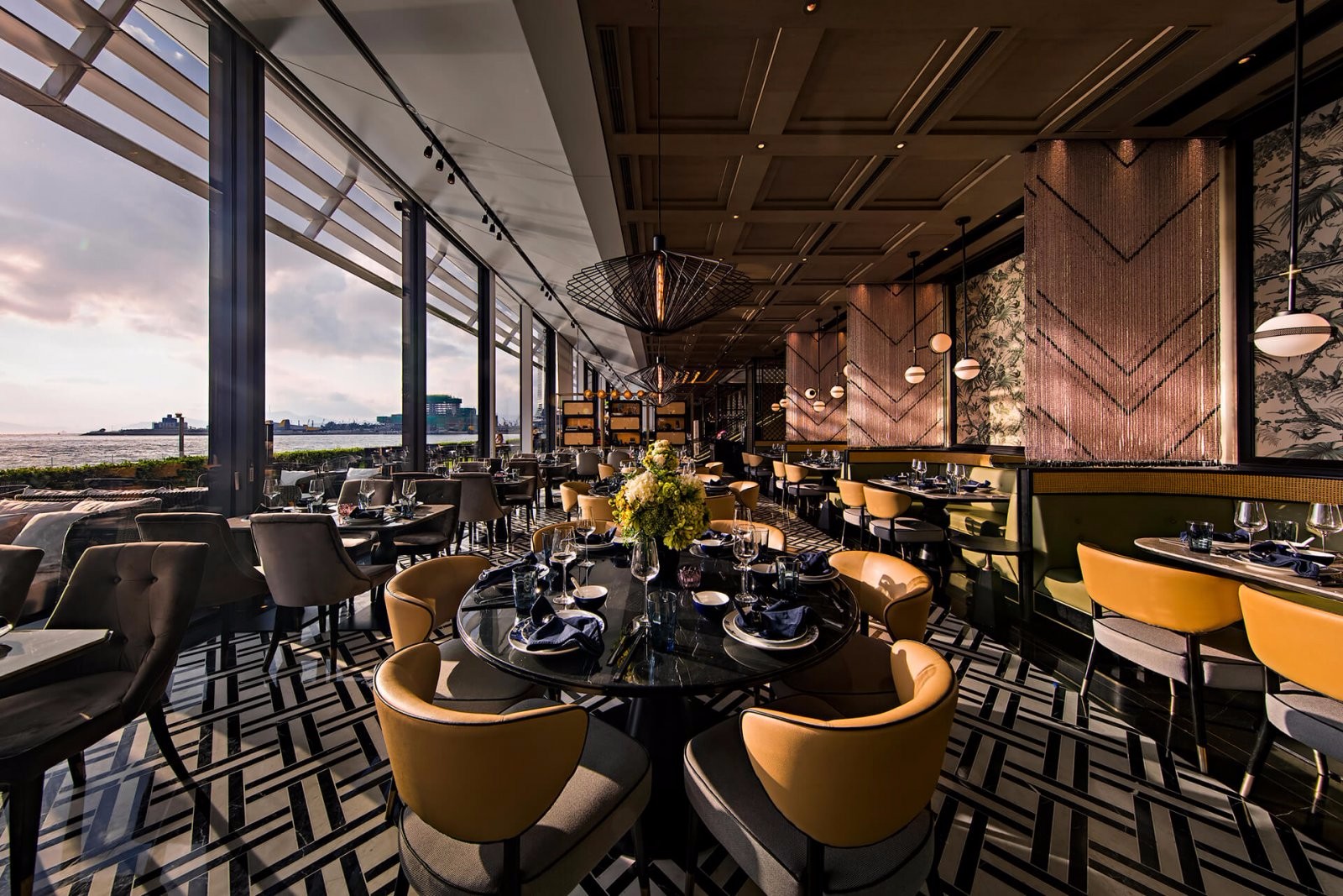 復古奢華酒樓飯店裝修設計-第1張圖片-上海古都建筑設計集團