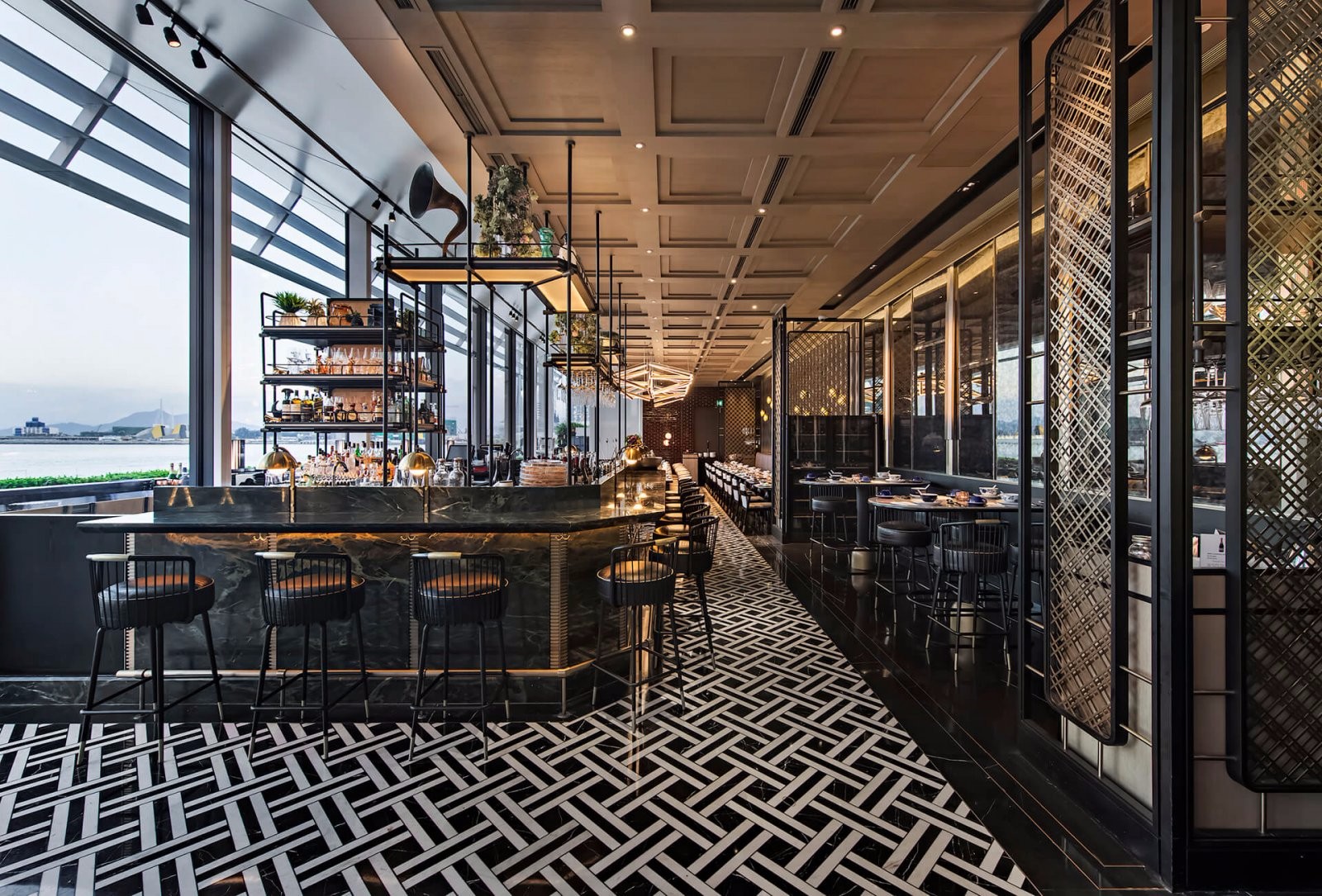 復古奢華酒樓飯店裝修設計-第2張圖片-上海古都建筑設計集團