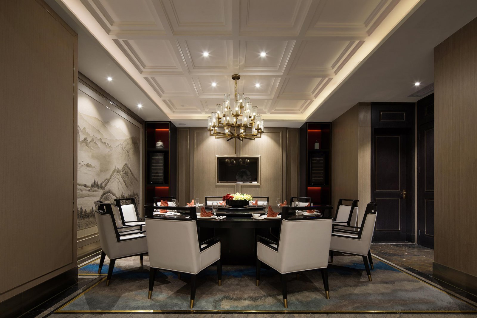 中式復古酒樓餐廳裝修設計-第6張圖片-上海古都建筑設計集團