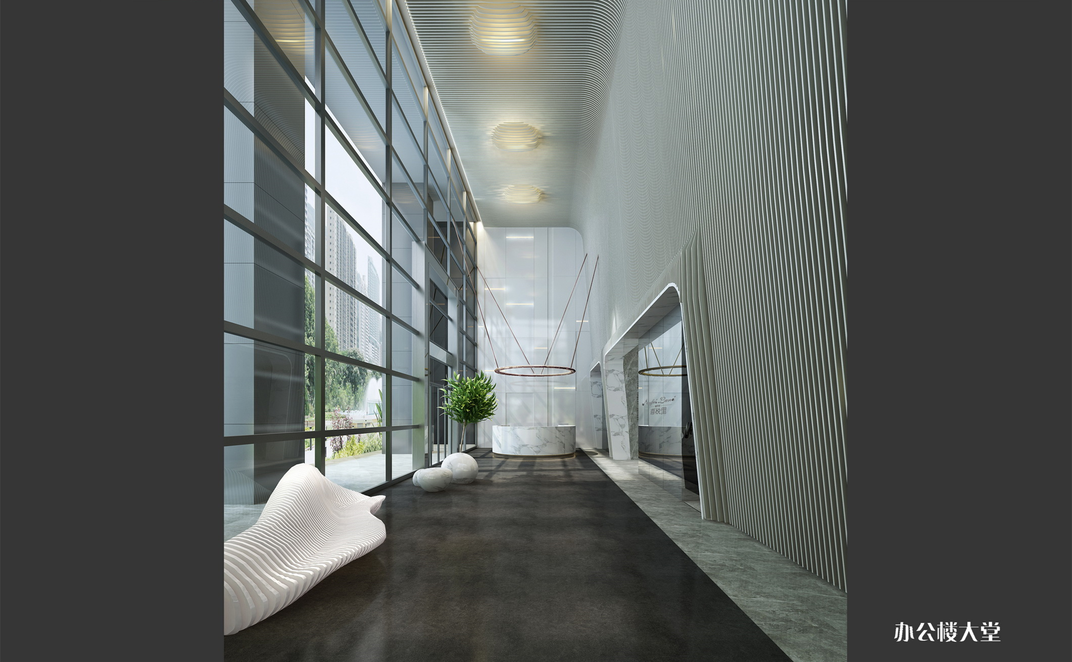新式科技風辦公樓裝修設(shè)計-第3張圖片-上海古都建筑設(shè)計集團 新式科技風辦公樓裝修設(shè)計-第3張圖片-上海古都建筑設(shè)計集團