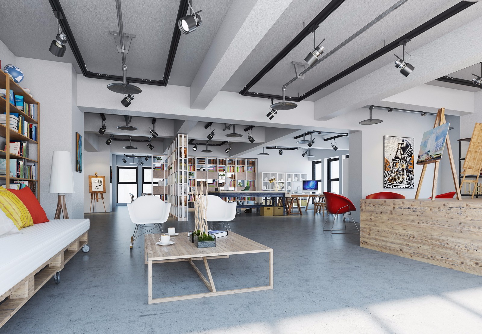 簡約開朗木質辦公室裝修-第3張圖片-上海古都建筑設計集團 簡約開朗木質辦公室裝修-第3張圖片-上海古都建筑設計集團