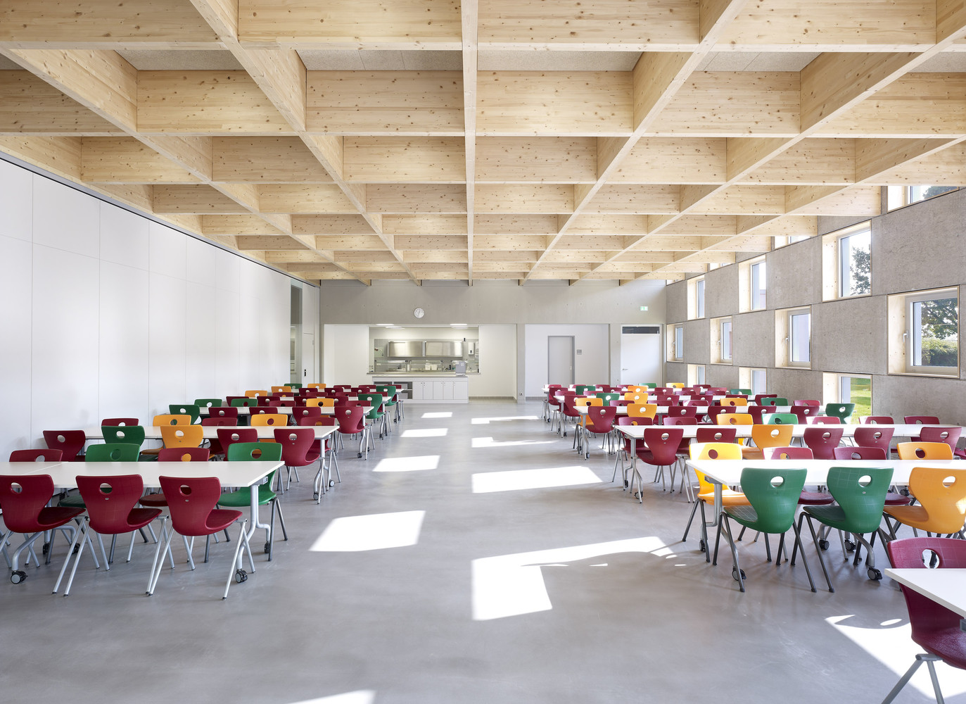 開闊大學食堂裝修設計-第3張圖片-上海古都建筑設計集團