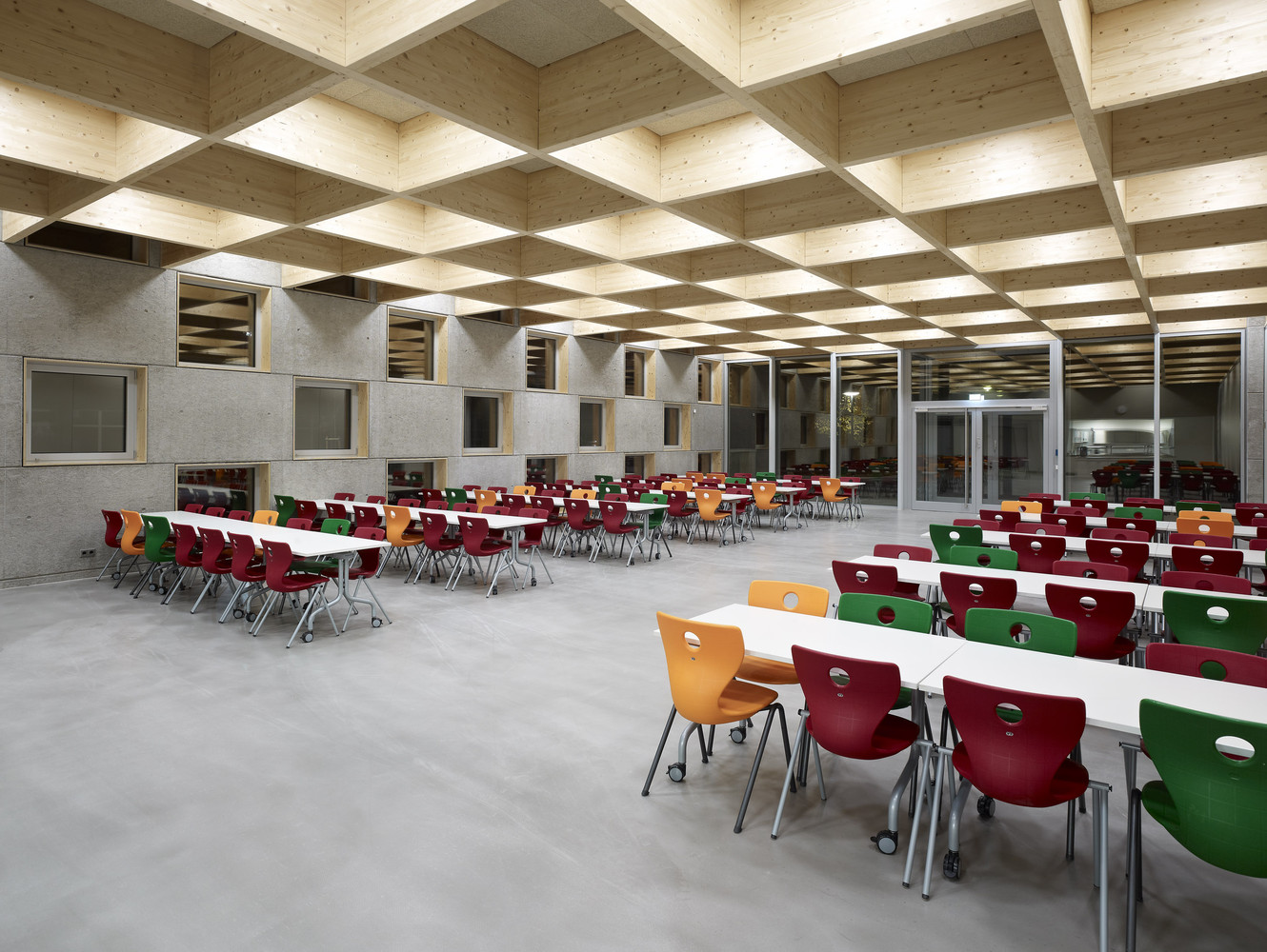 開闊大學食堂裝修設計-第2張圖片-上海古都建筑設計集團