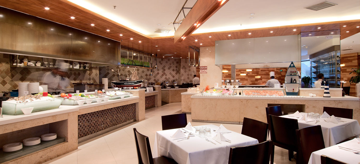 高端西式自助餐廳裝修設計-第1張圖片-上海古都建筑設計集團