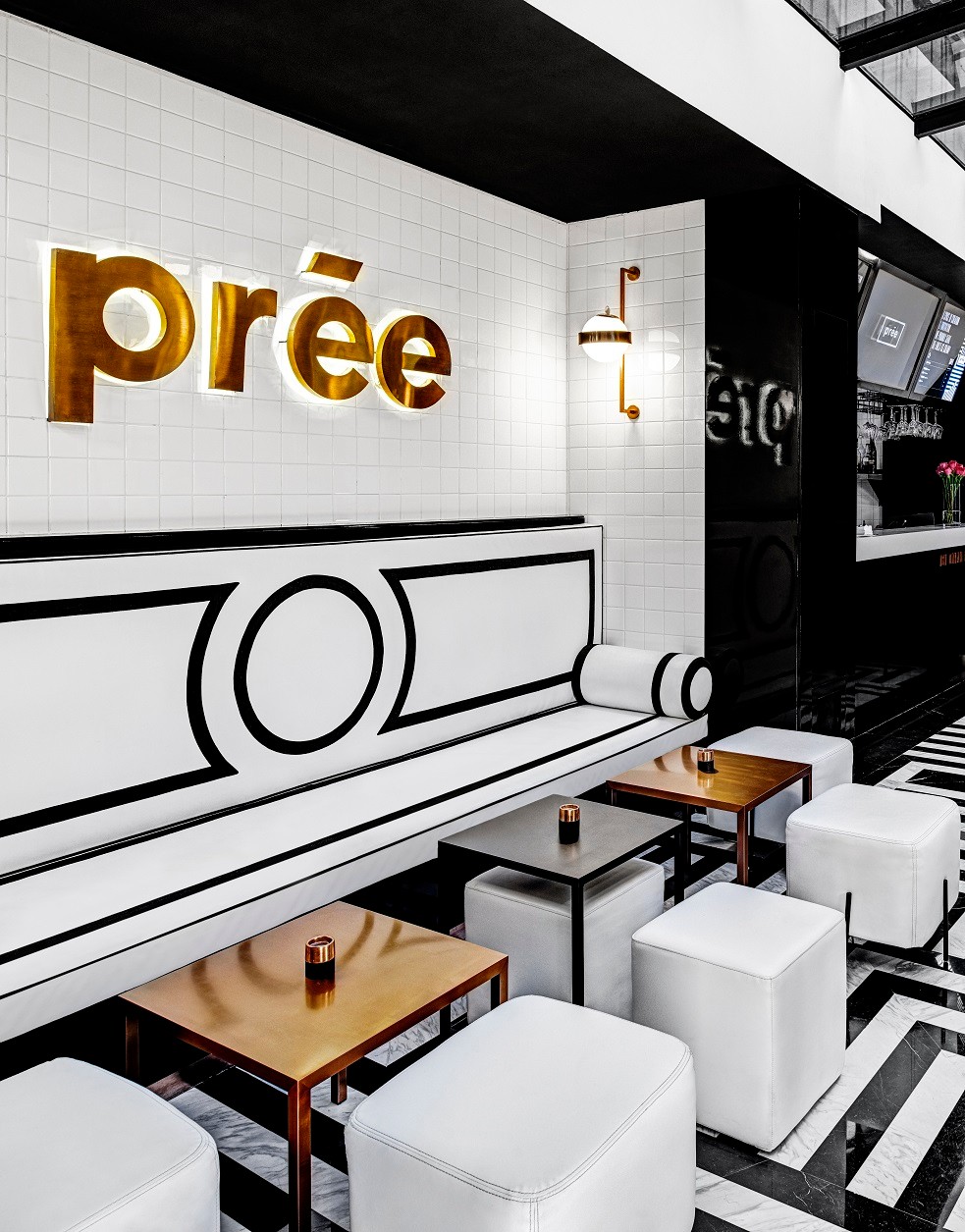 現代簡約風格飲品店裝修設計-第2張圖片-上海古都建筑設計集團