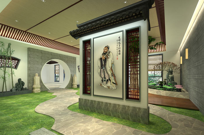 漢字書法培訓機構裝修設計-第2張圖片-上海古都建筑設計集團